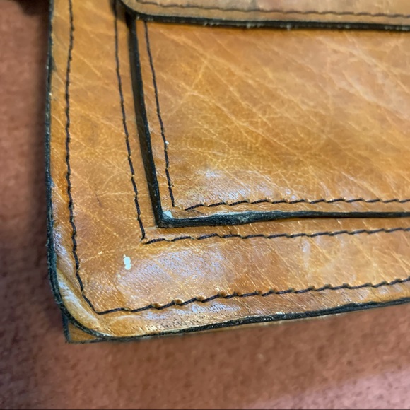 Vintage Faux Leather Crossbody Purse - Picture 11 of 13